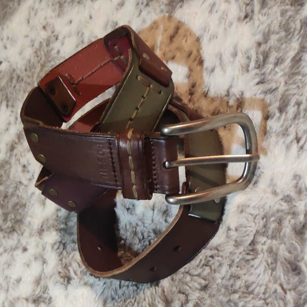 Fossil Leather Belt